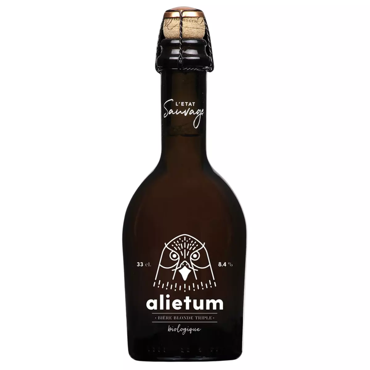 L'ETAT SAUVAGE Bière blonde triple bio alietum 8.4% bouteille 33cl