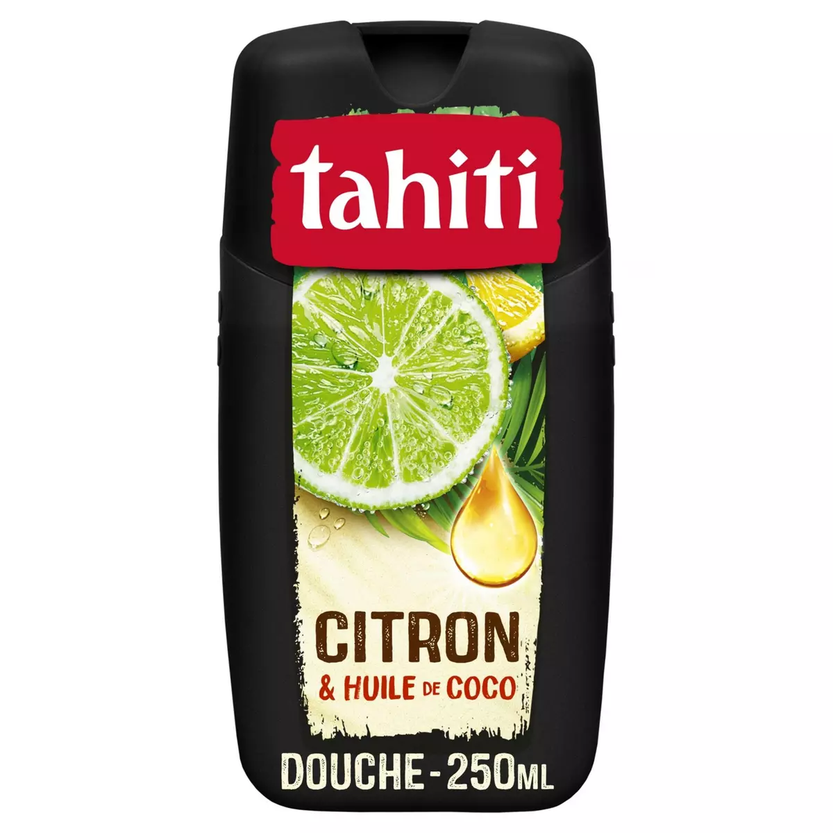 TAHITI Gel douche citron & huile de coco avec hydratant 250ml
