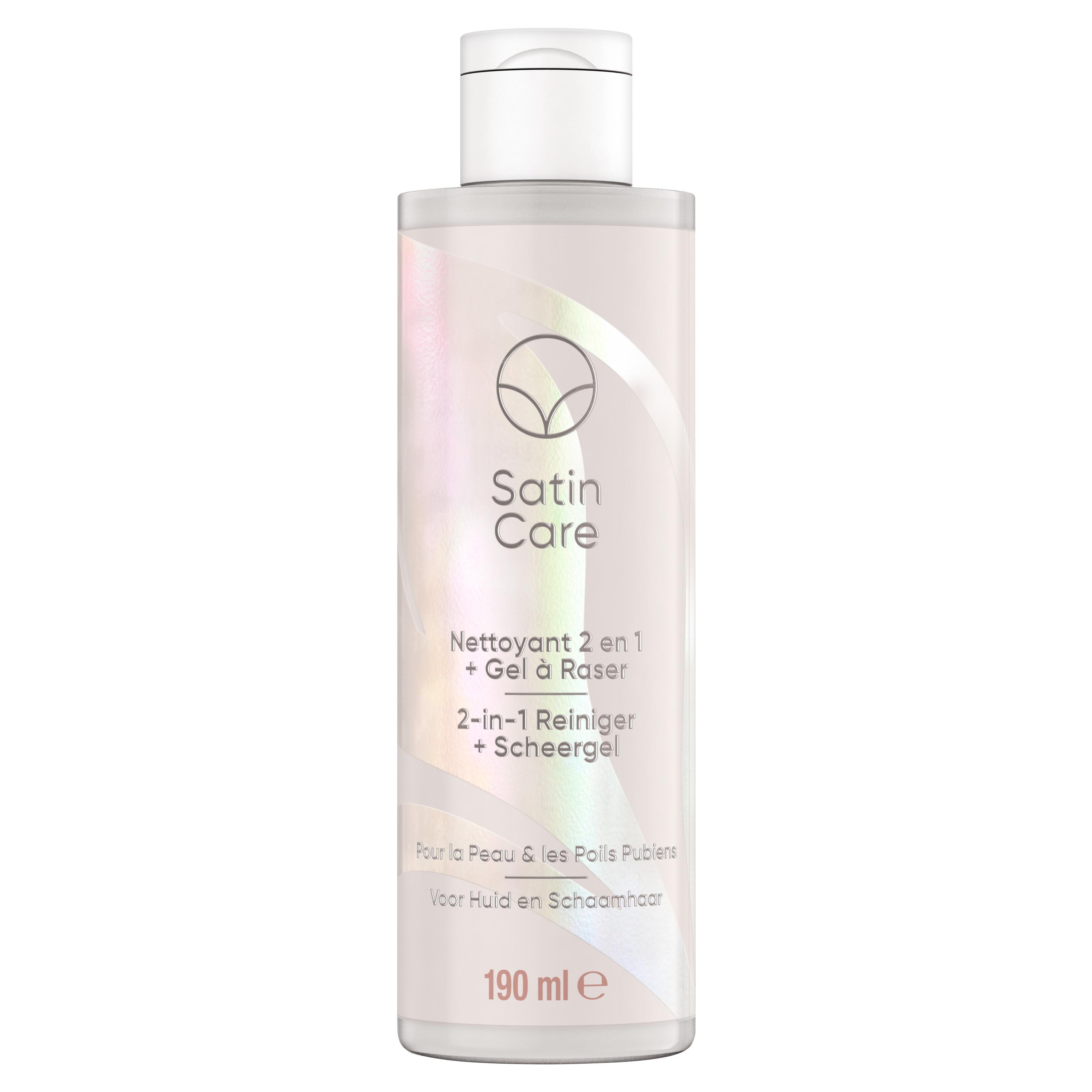 Voir la diapositive 2 : VENUS Satin Care gel à raser et nettoyant 2 en 1 190ml
