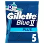 GILLETTE Blue II Plus Rasoirs jetables 2 lames 5 rasoirs