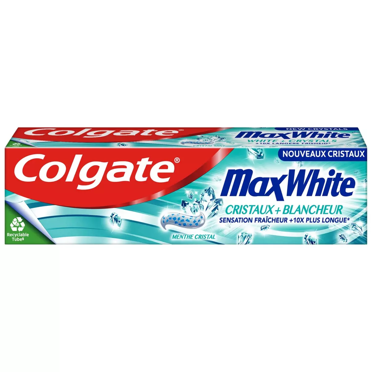 COLGATE Max White dentifrice micro cristaux + blancheur 75ml