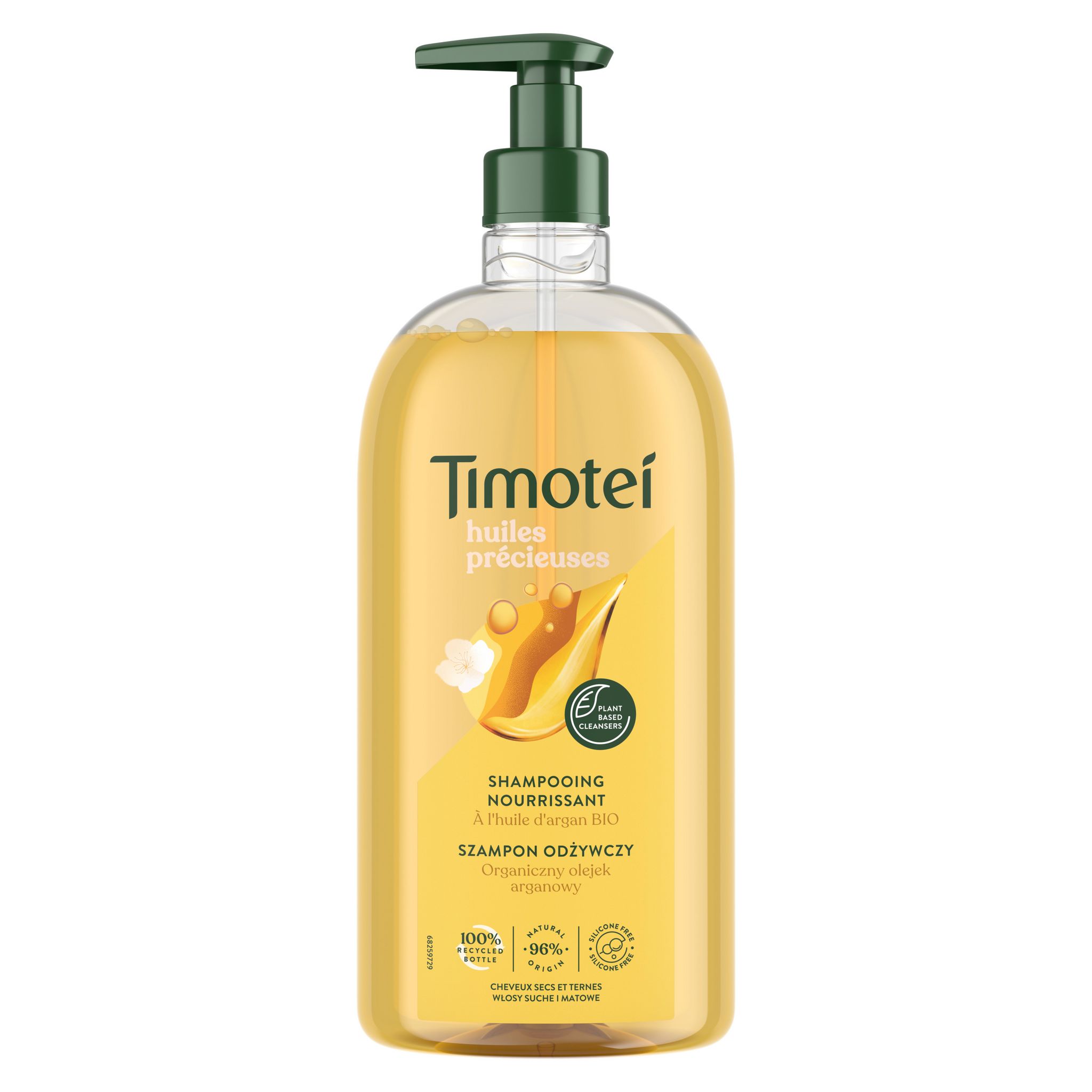 Voir la diapositive 2 : TIMOTEI Shampooing nourrissant huile précieuse cheveux secs 750ml