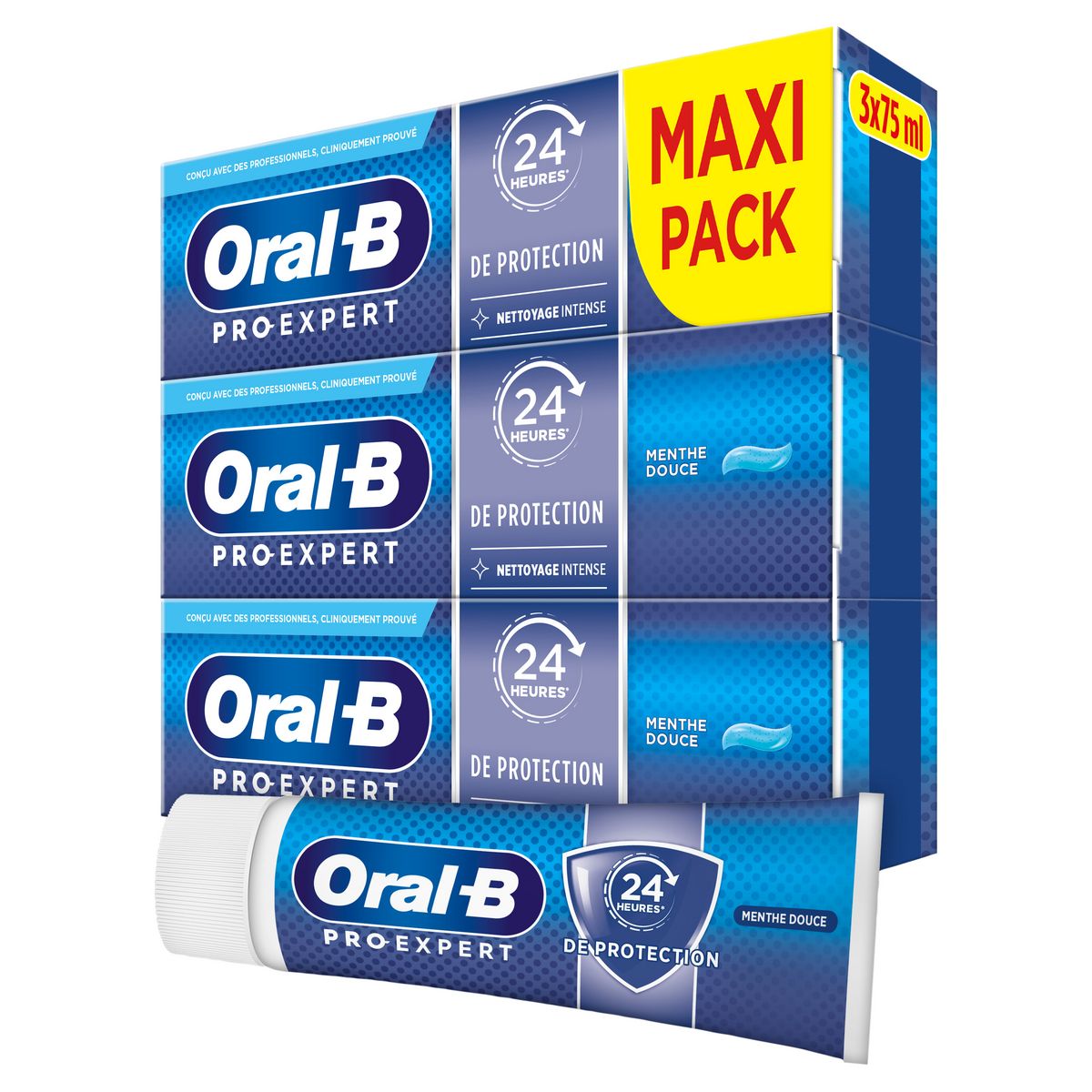 ORAL-B Dentifrice nettoyage intense 3x75ml