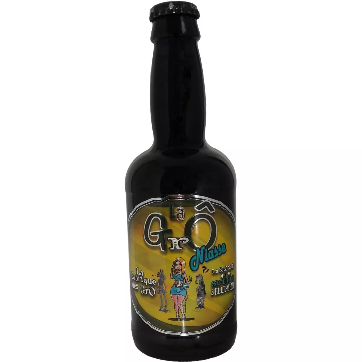 LA FABRIQUE DES GRÔ La Grô Niasse Bière blonde 4.5% bouteille 33cl