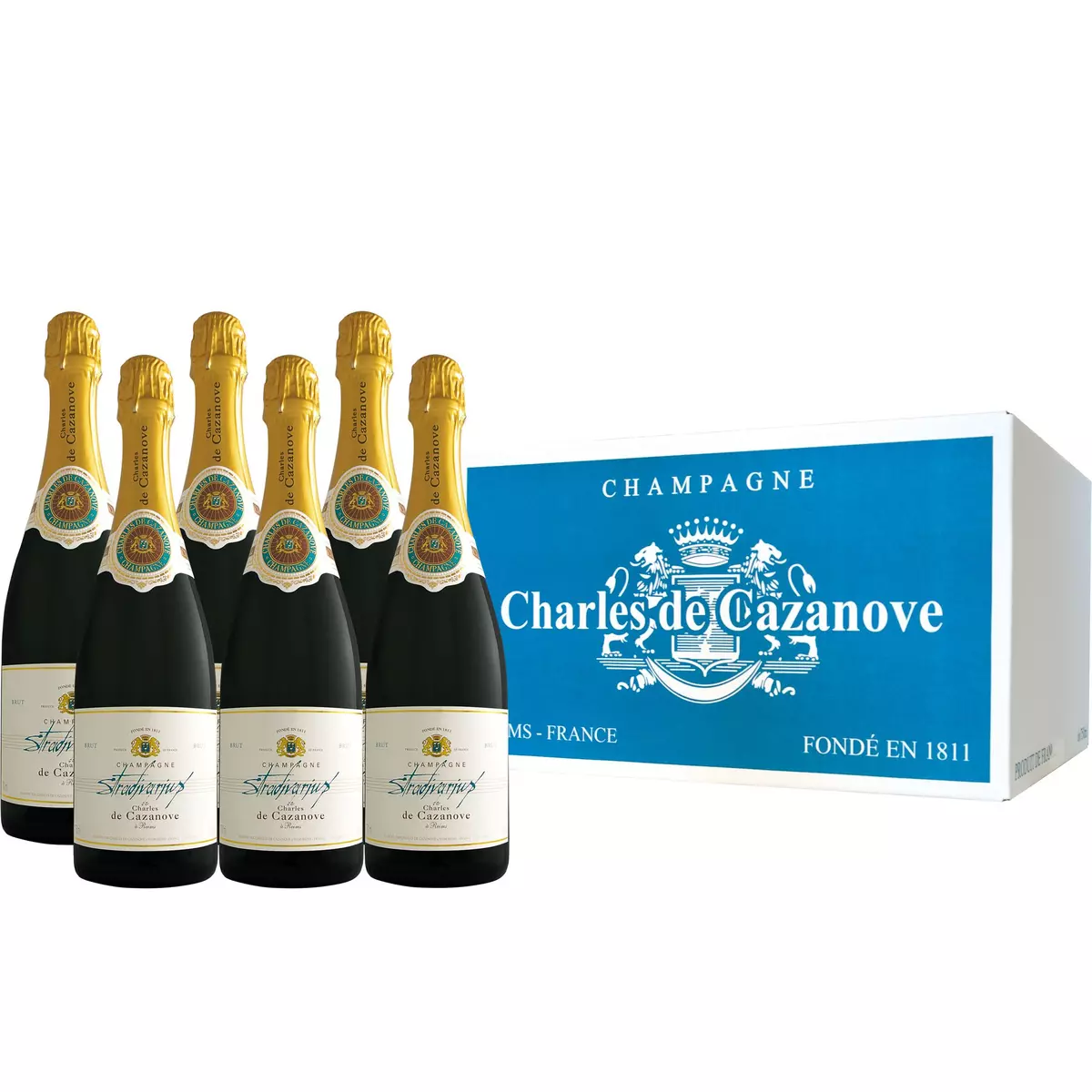 CHARLES DE CAZANOVE AOP Champagne brut 6x75cl
