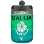 GALLIA Champ Libre Bière blonde fût pression 5.8% 5l