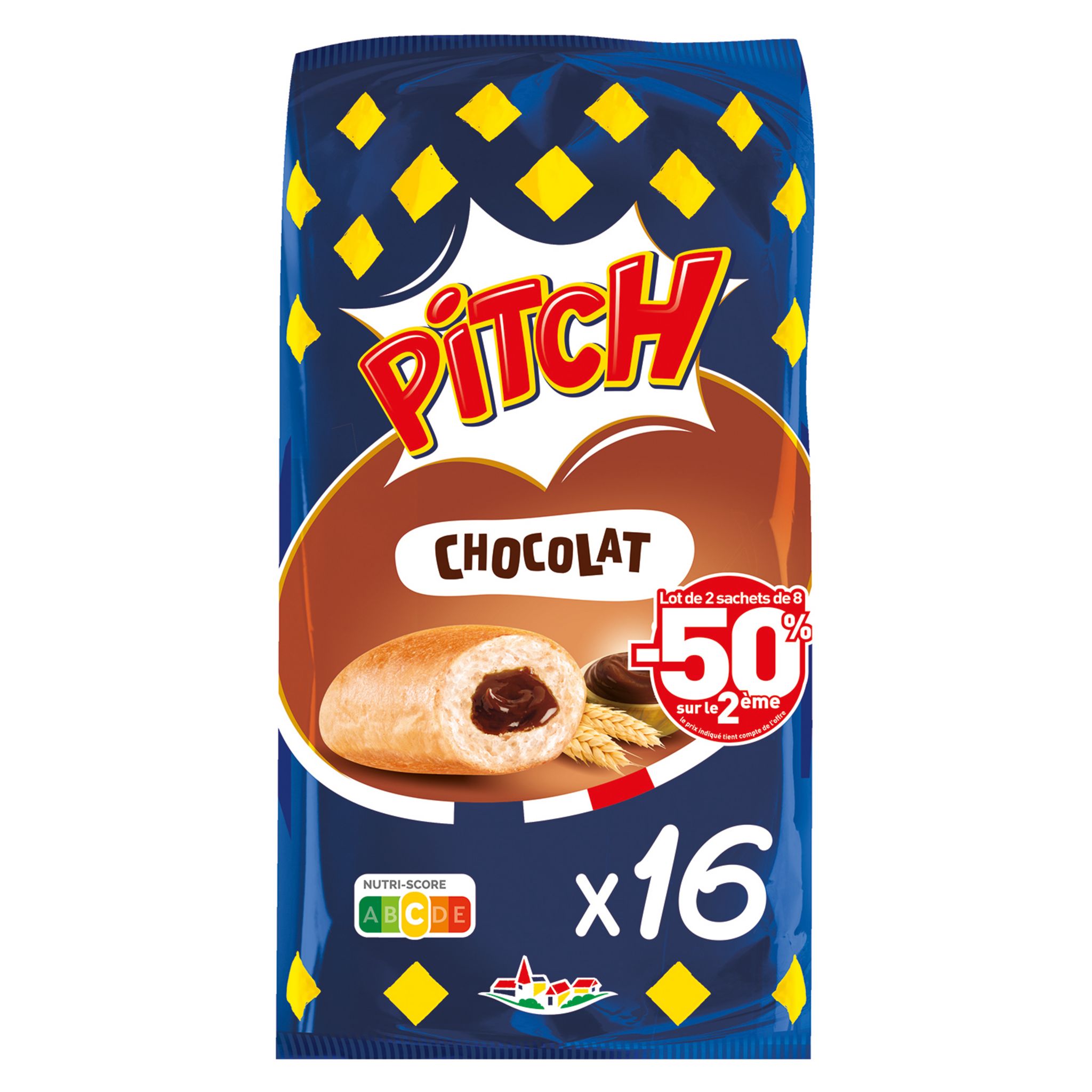 PITCH Brioche chocolat -50% sur le 2ème 2x300g