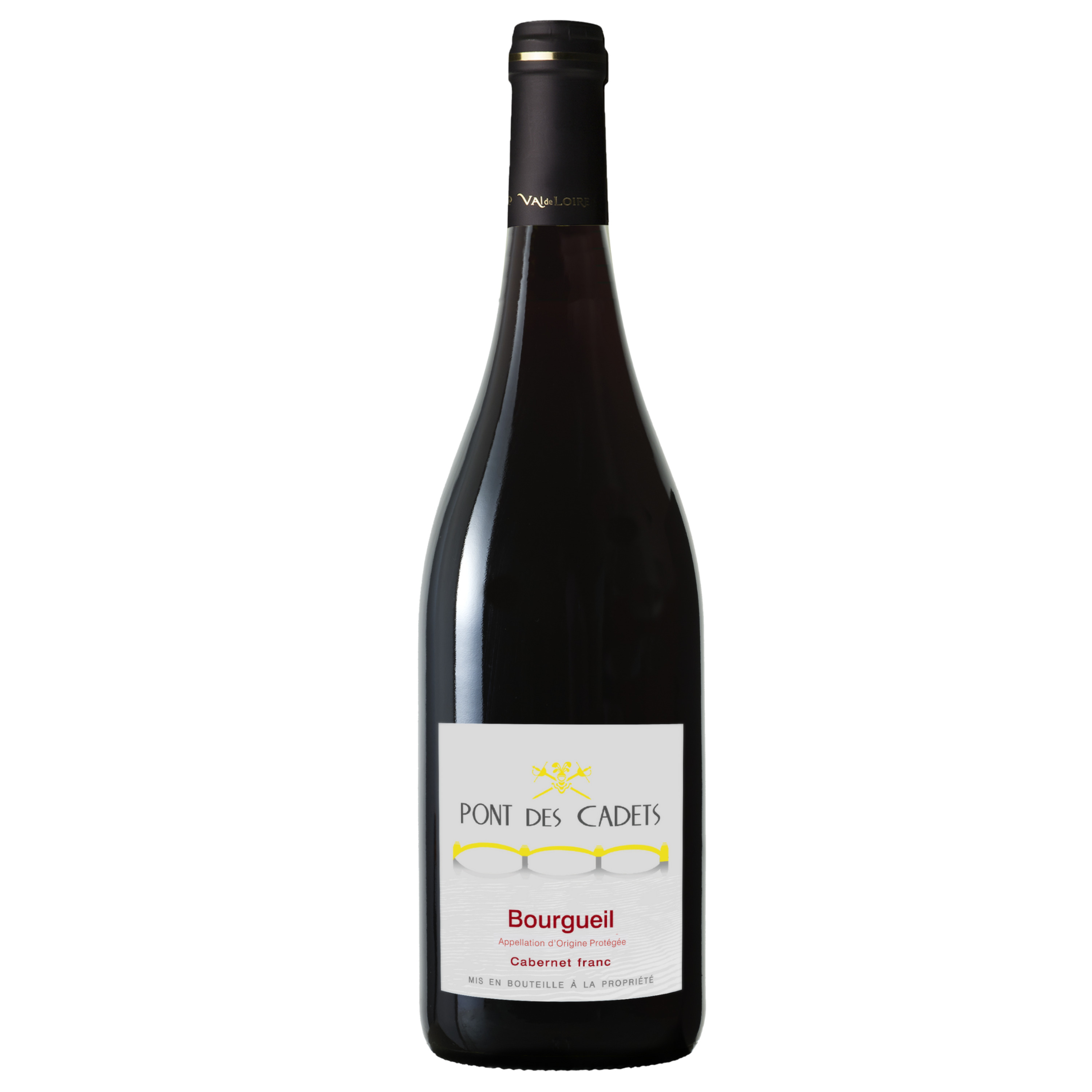 Vin rouge Bourgueil Pont des cadets 75cl