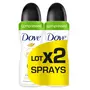 DOVE Advanced care déodorant invisible dry 2x100ml