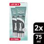 Voir la diapositive 2 : SIGNAL White Now Dentifrice charbon actif 2x75ml