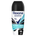 REXONA Déodorant bille Invisible Aqua 72h anti-transpirant 50ml