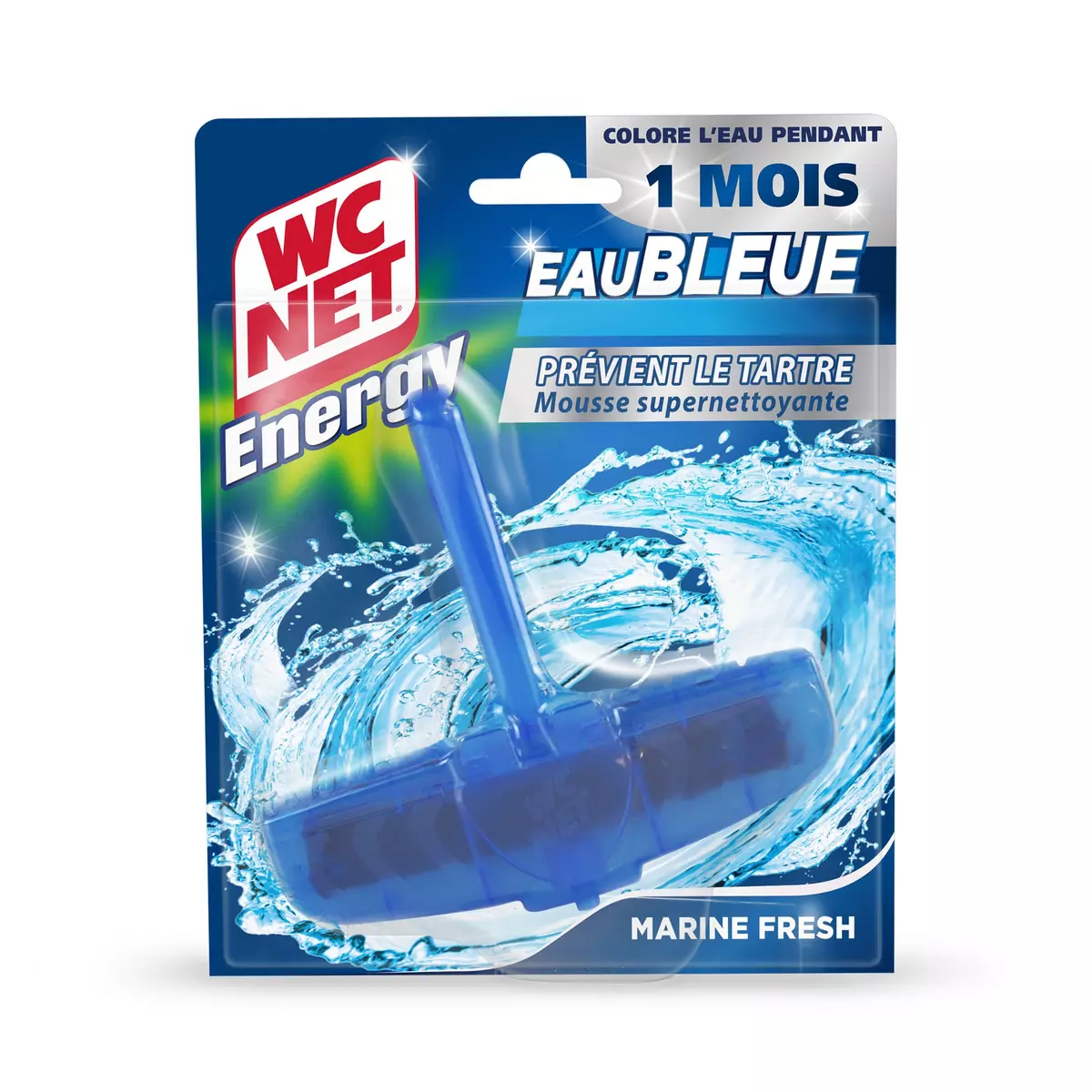 WC NET Energy Bloc WC eau bleue marine fresh 1 bloc