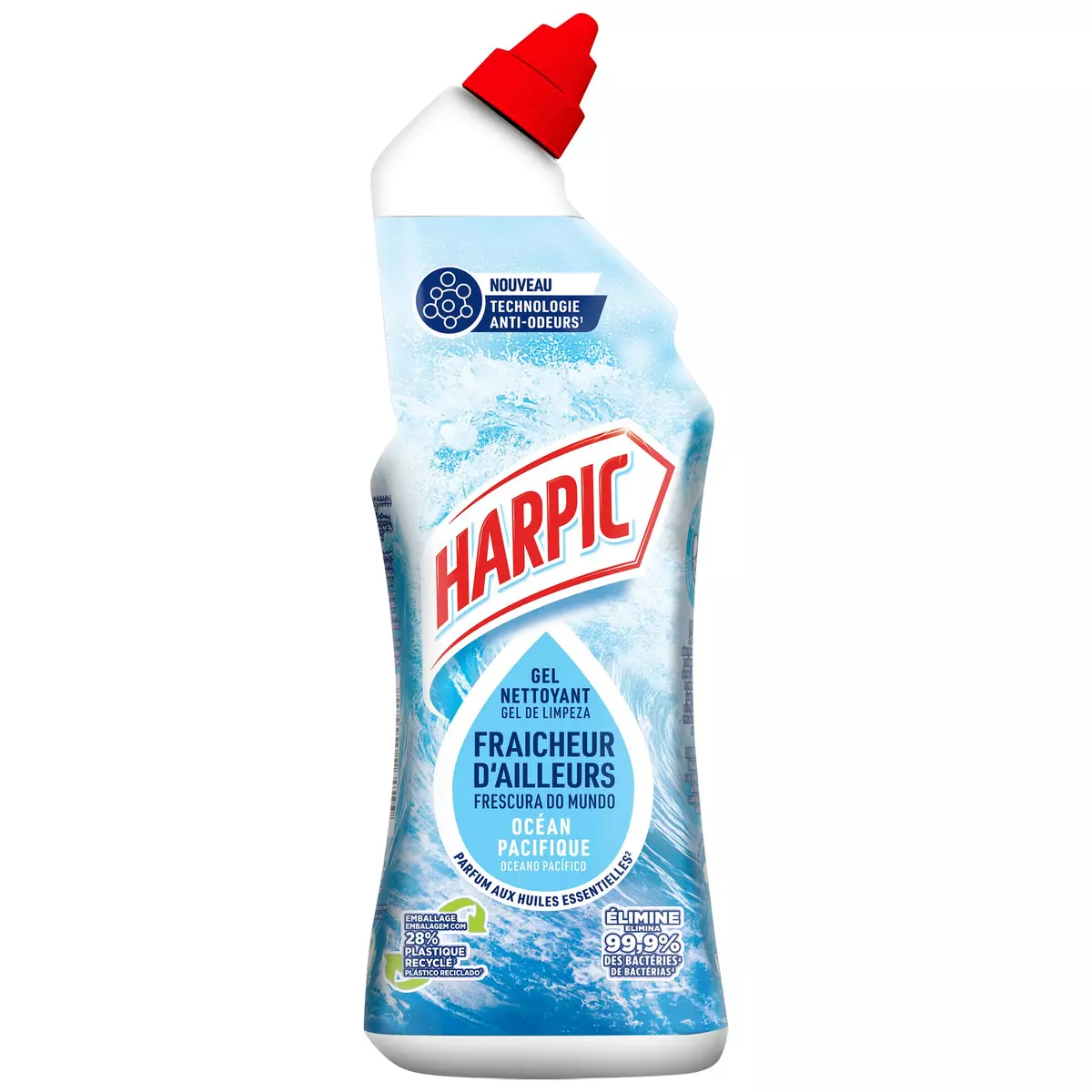 Livraison à domicile Harpic Gel WC Javel triple action parfumé, 750ml
