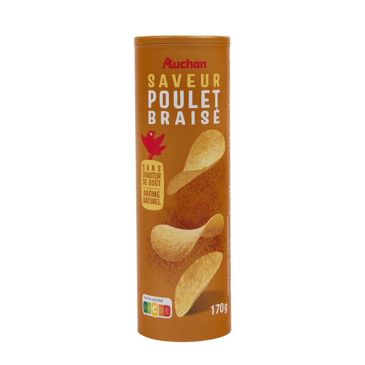 AUCHAN Tuiles saveur poulet braisé 170g