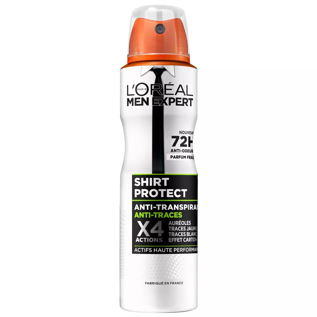 L'OREAL Men Expert Déodorant spray anti-transpirant anti-traces Shirt Protect 72h 150ml