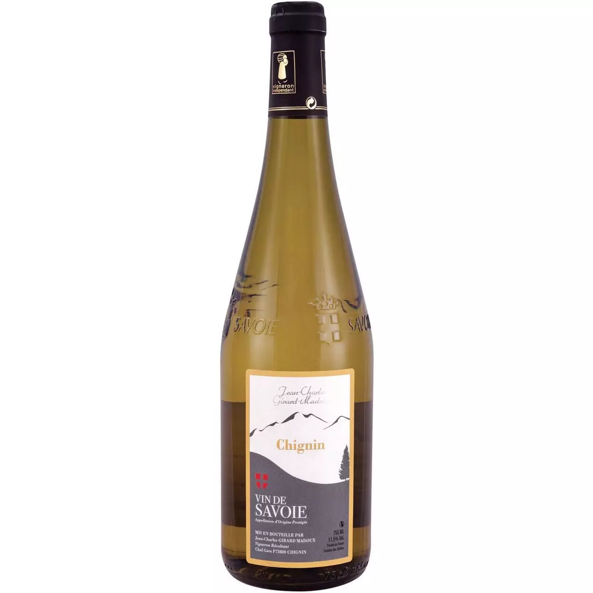ADRIEN VACHER AOP Vin de Savoie Chignin Jean Charles Girard Madoux blanc 75cl
