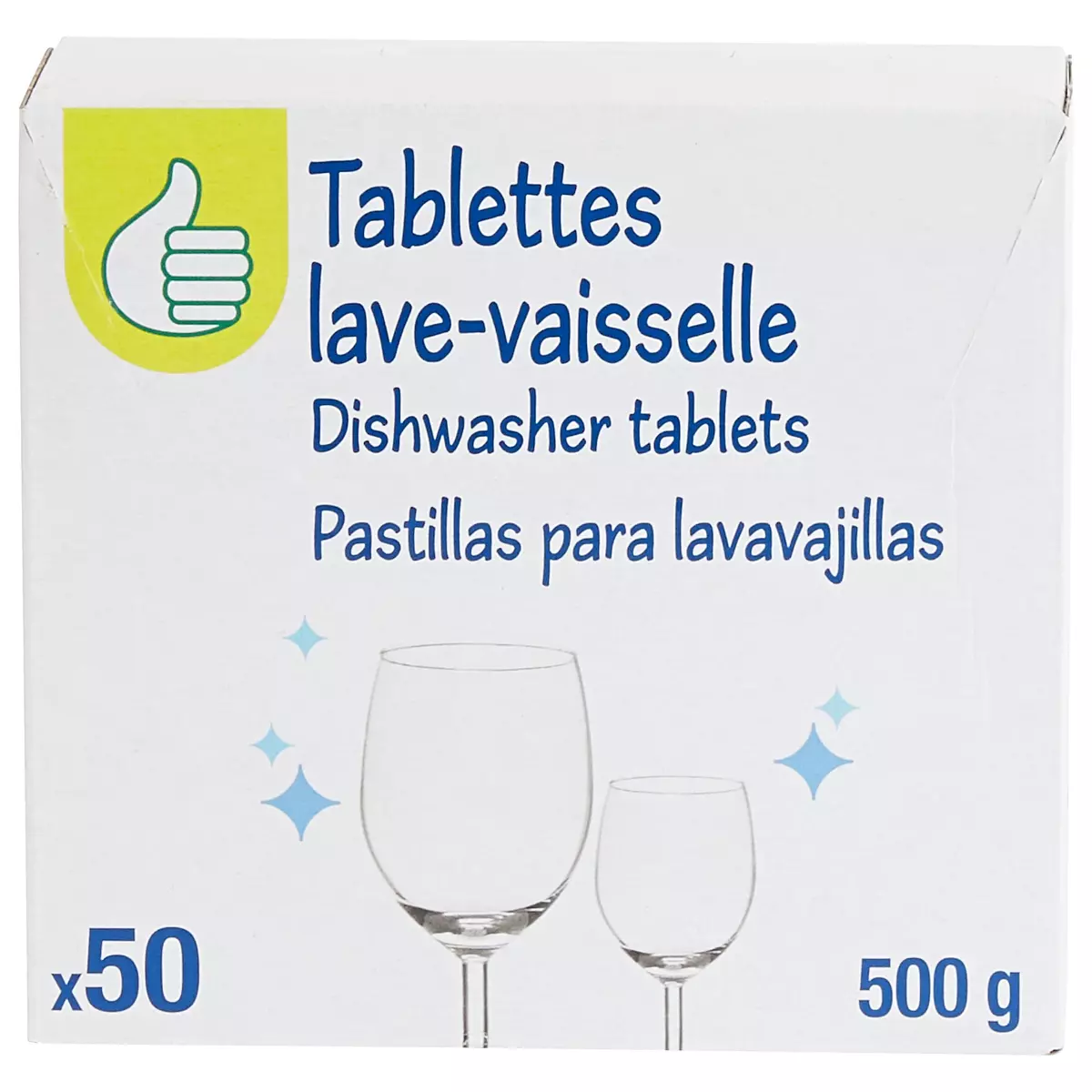 POUCE Tablettes lave-vaisselle 50 tablettes