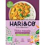 Voir la diapositive 2 : HARI&CO Emincé végétal tikka masala légumes et coco 1 part 280g