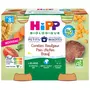 HIPP Petits mijotés petit pot carottes boulgour pois chiches boeufs bio dès 8 mois 2x190g
