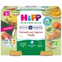 HIPP Petits mijotés pot semoule aux légumes poulet bio dès 6 mois 2x190g