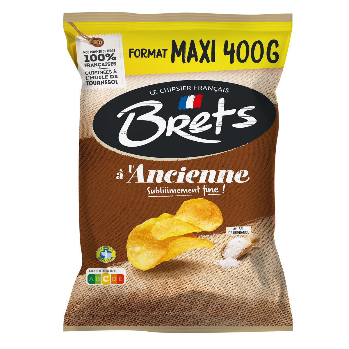 BRETS Chips nature à l'ancienne 400g