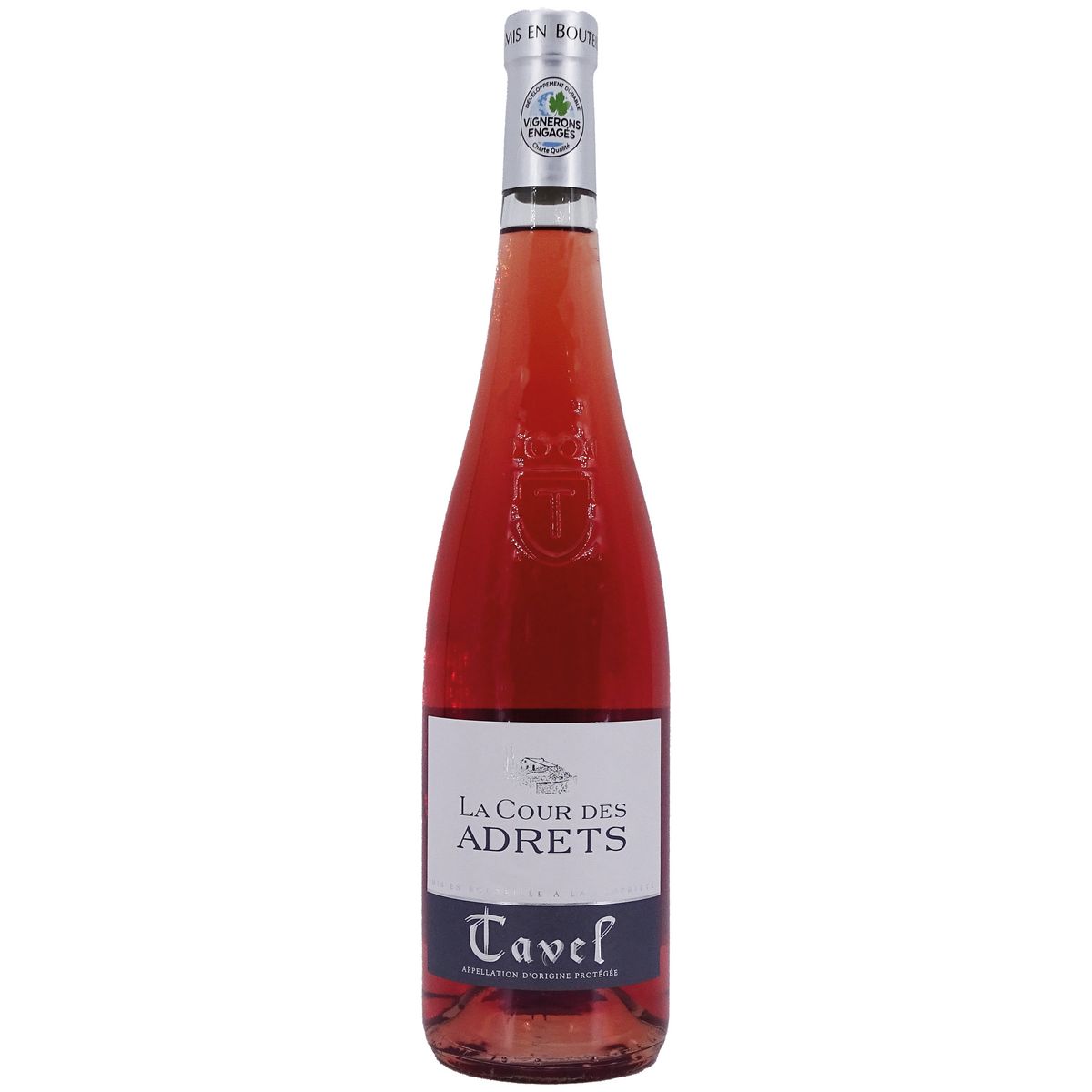AOP Tavel la cour des adrets rosé 75cl