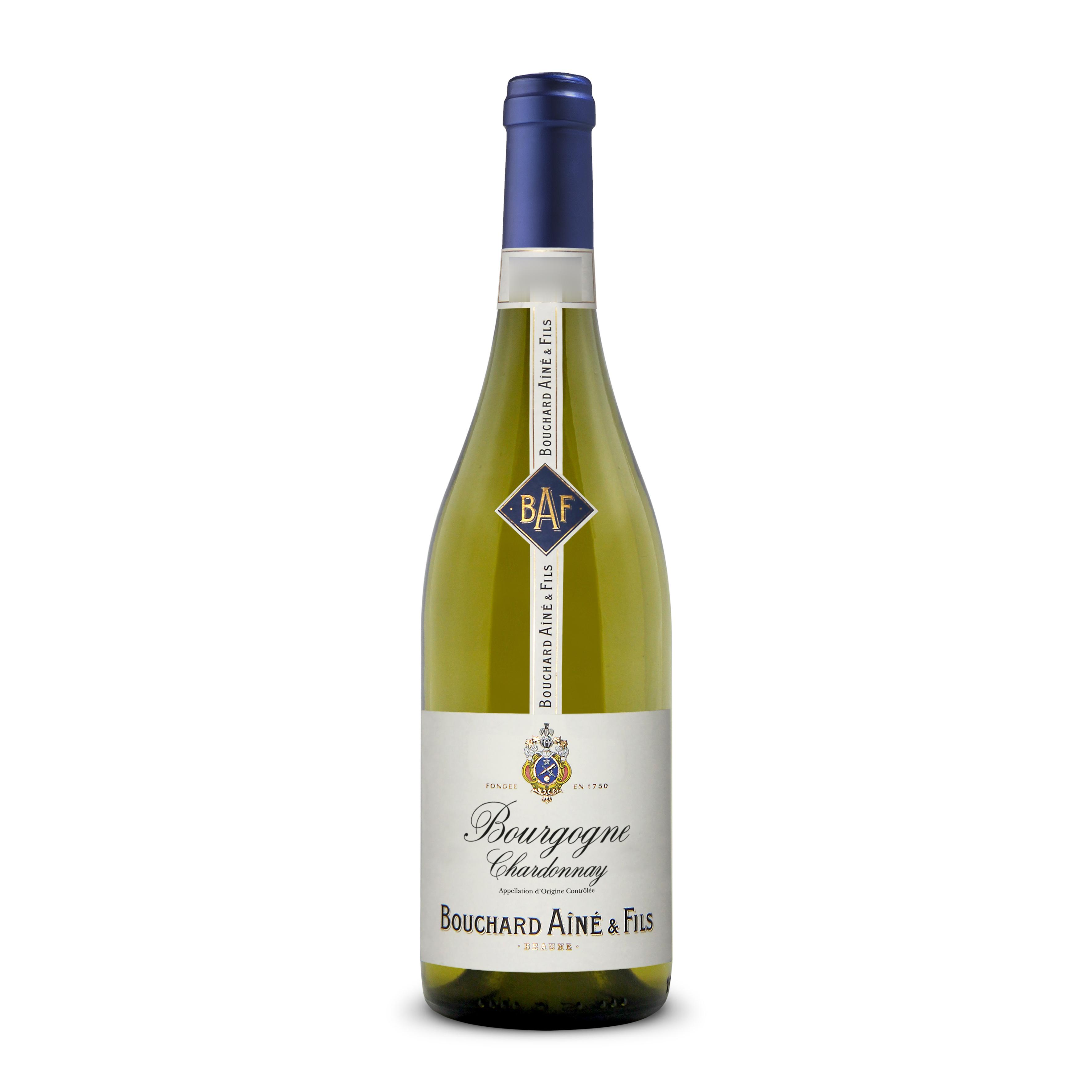 Voir la diapositive 2 : AOP Chardonnay Bourgogne Bouchard Ainé et fils blanc 75cl