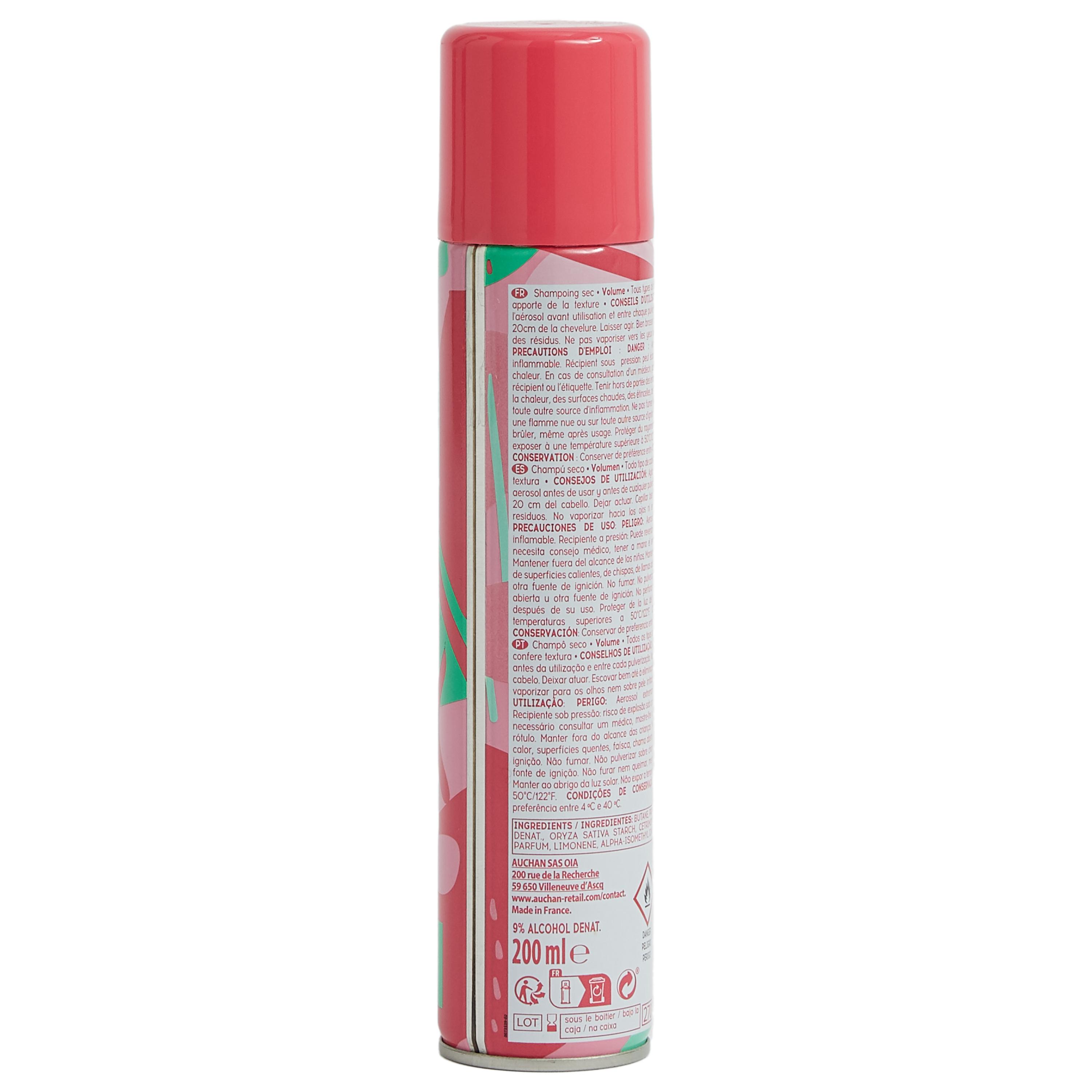 Voir la diapositive 3 : COSMIA Shampooing sec en spray volume tous types de cheveux 200ml