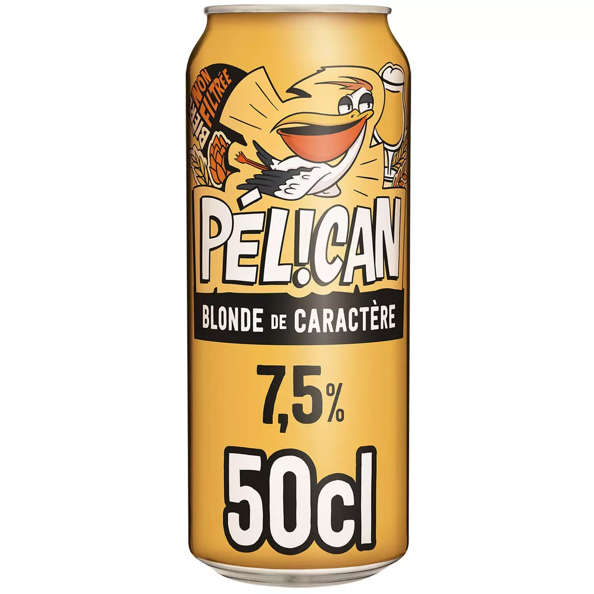 PELICAN Bière blonde de caractère non filtrée 7.5% 50cl