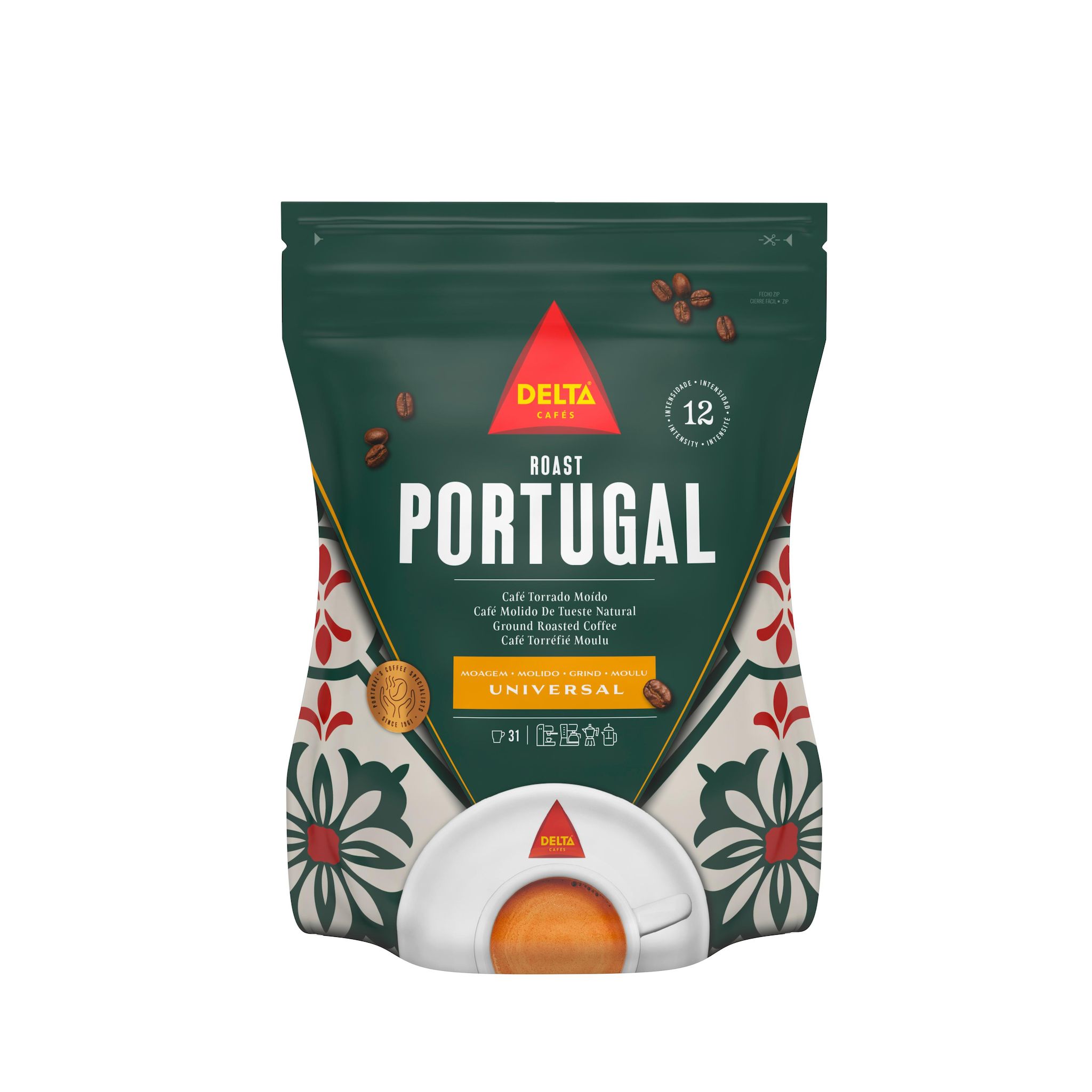 DELTA Café moulu Roast Portugal intensité 12 220g