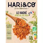 HARI&CO Haché végétal de pois bio 2 portions 200g