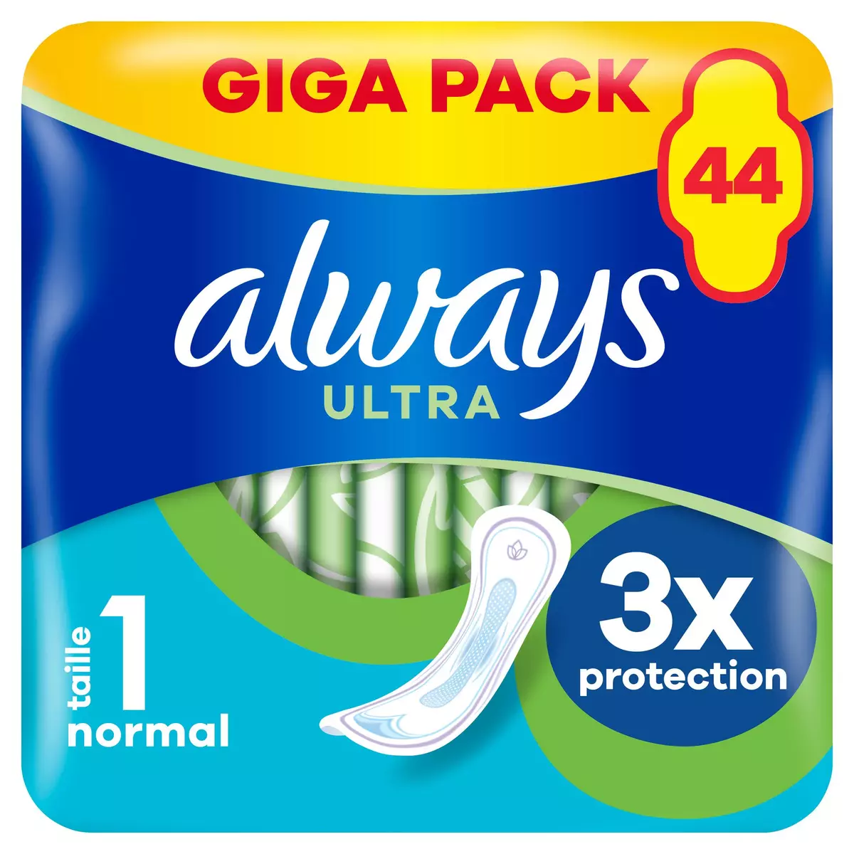 ALWAYS Serviettes hygiéniques ultra day normal 44 serviettes