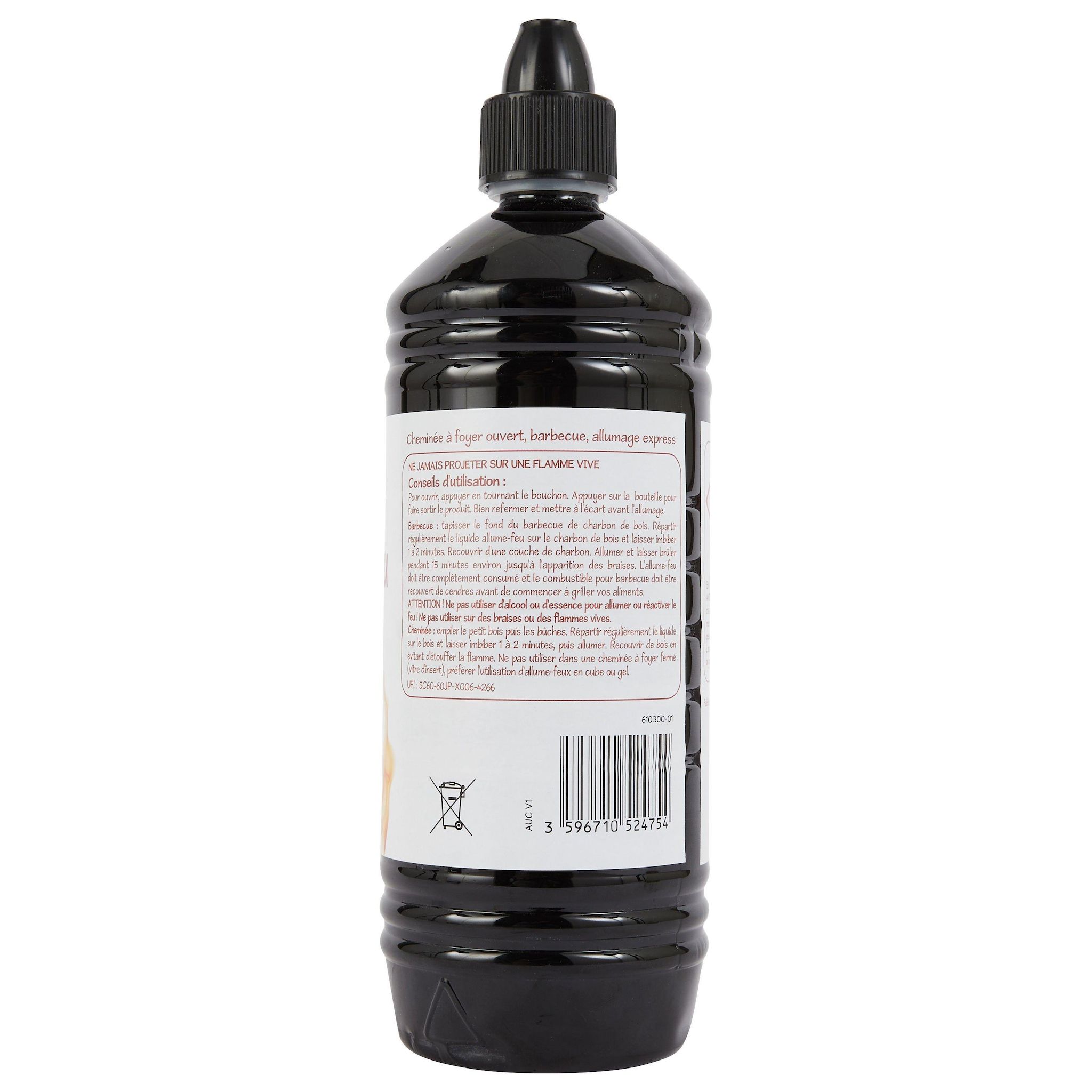 Voir la diapositive 3 : POUCE Allume- feux liquide 1L