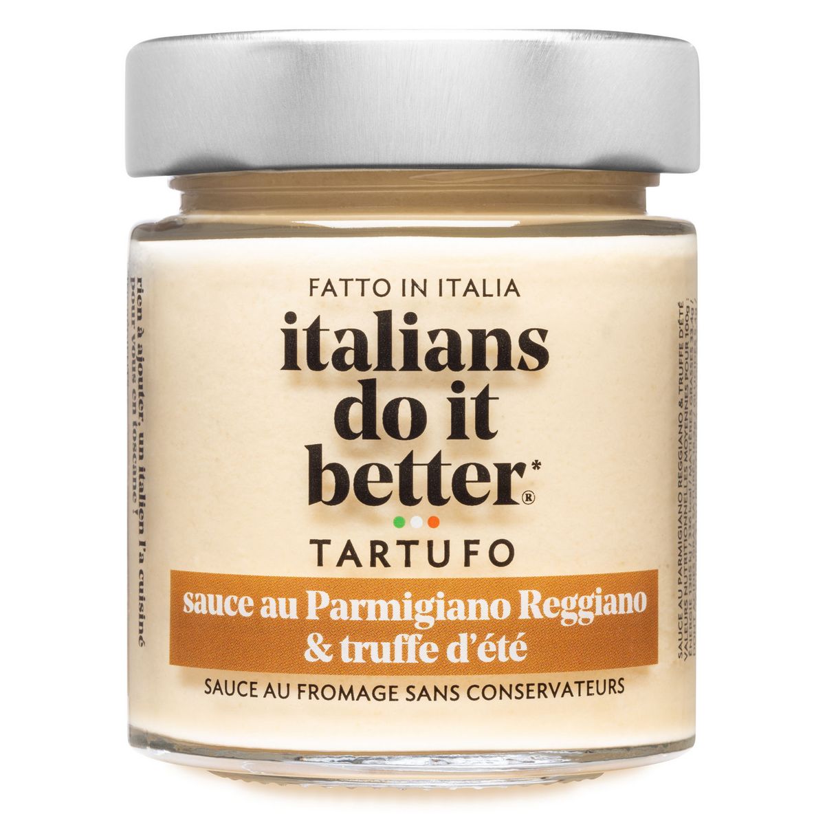 ITALIANS DO IT BETTER Tartufo Sauce au parmagiano reggiano & truffe d'été 130g