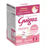 Guigoz Optipro 2 lait 2ème âge en poudre dès 6 mois