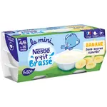 Nestlé P'tit brassé petit pot dessert lacté banane dès 4 mois
