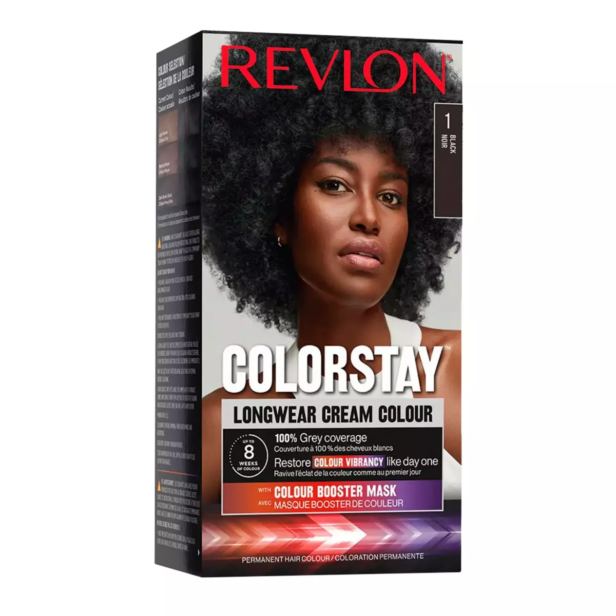 REVLON Colorstay coloration 01 Noir 1 kit