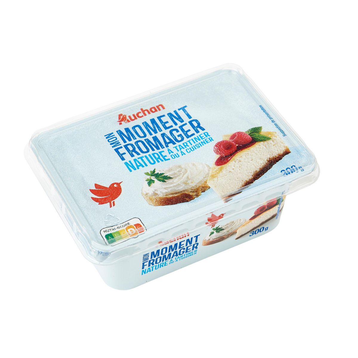AUCHAN Fromage à tartiner nature 300g
