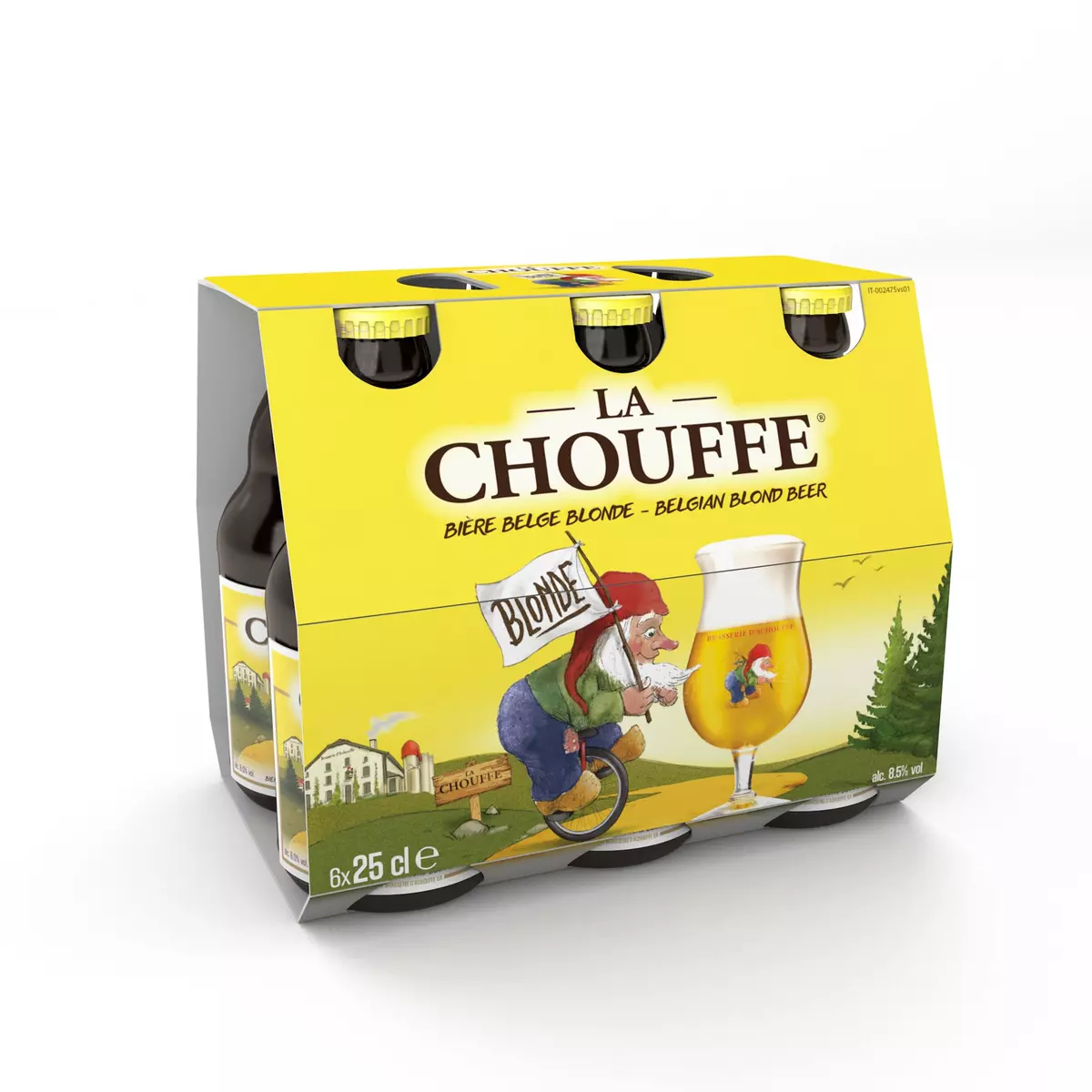 LA CHOUFFE Bière blonde belge 8% bouteilles 6x25cl