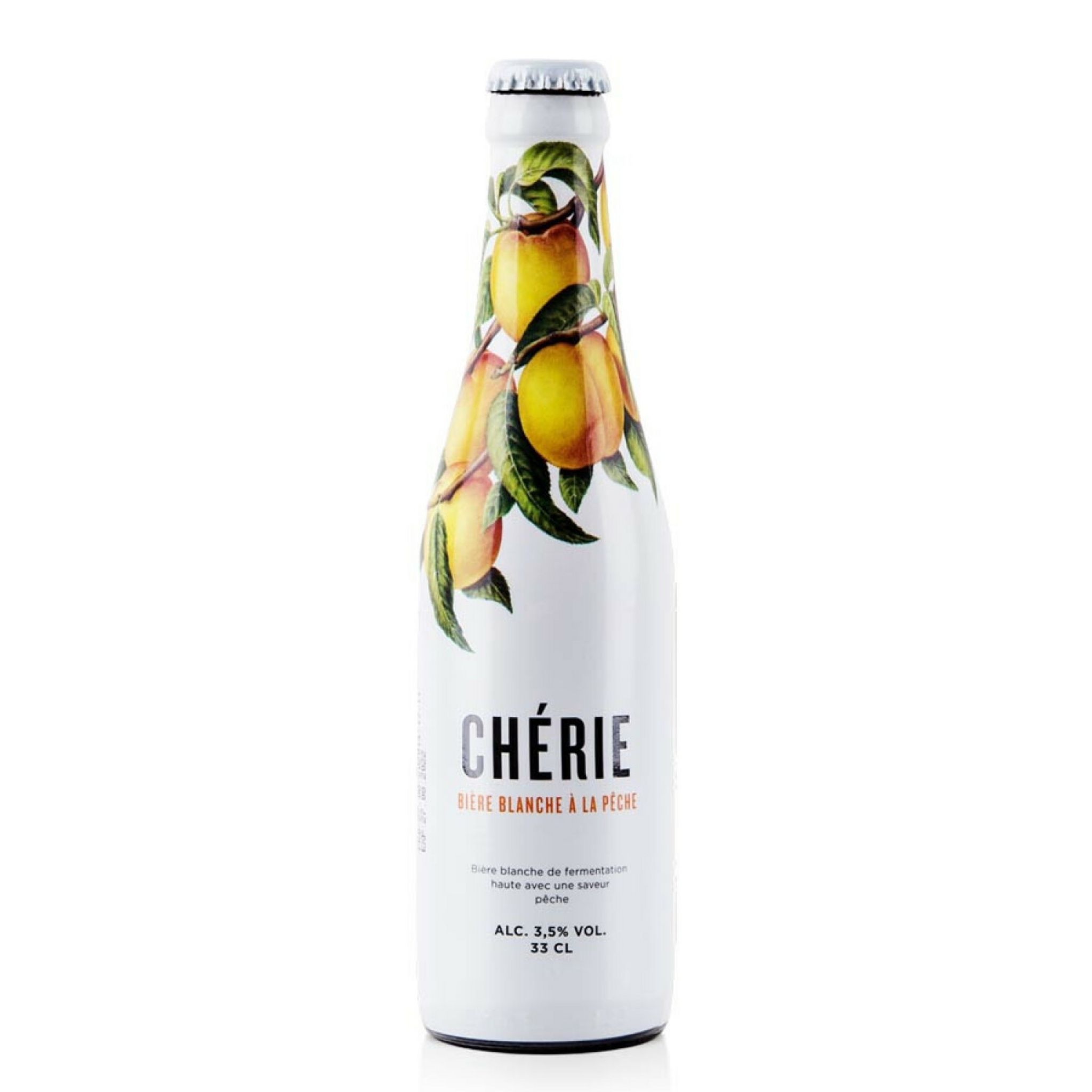 CHERIE Bière blanche à la pêche 33cl