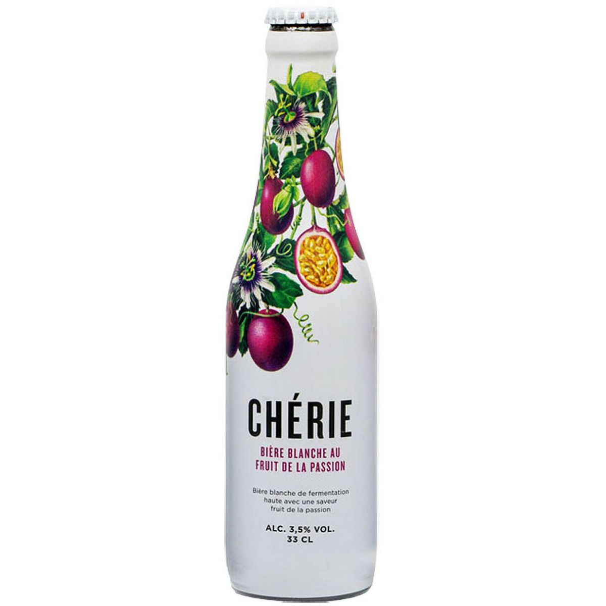 CHERIE Bière blanche au fruit de la passion 3,5% bouteille 33cl