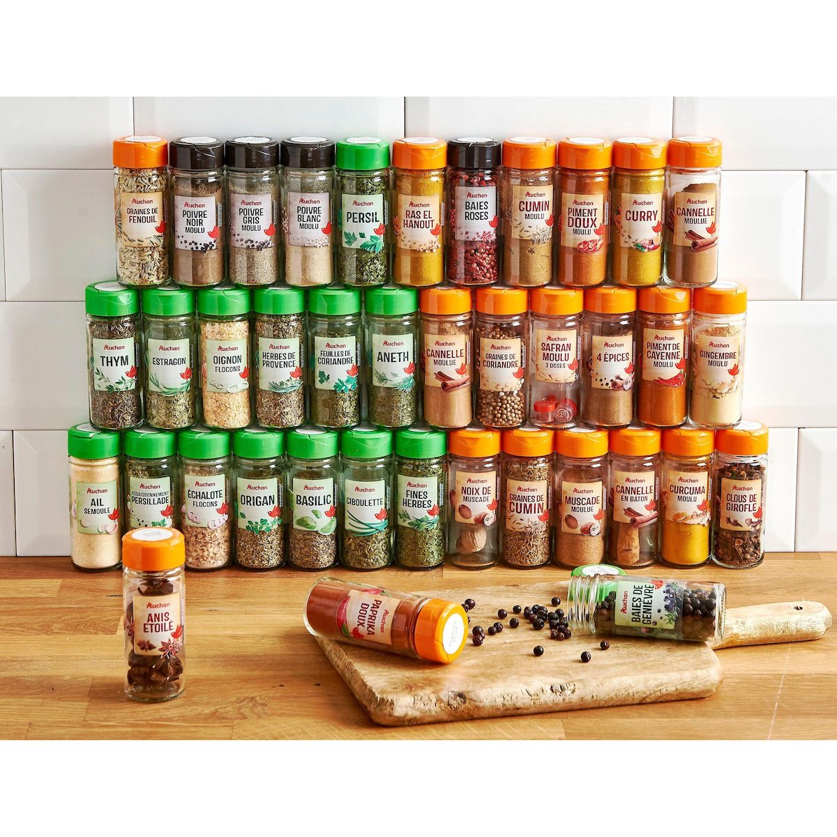 AUCHAN Ail semoule 55g