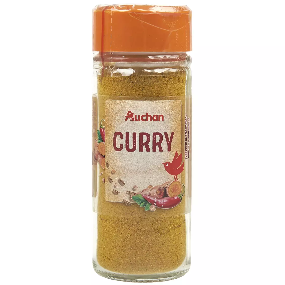 AUCHAN Curry en poudre 42g pas cher 