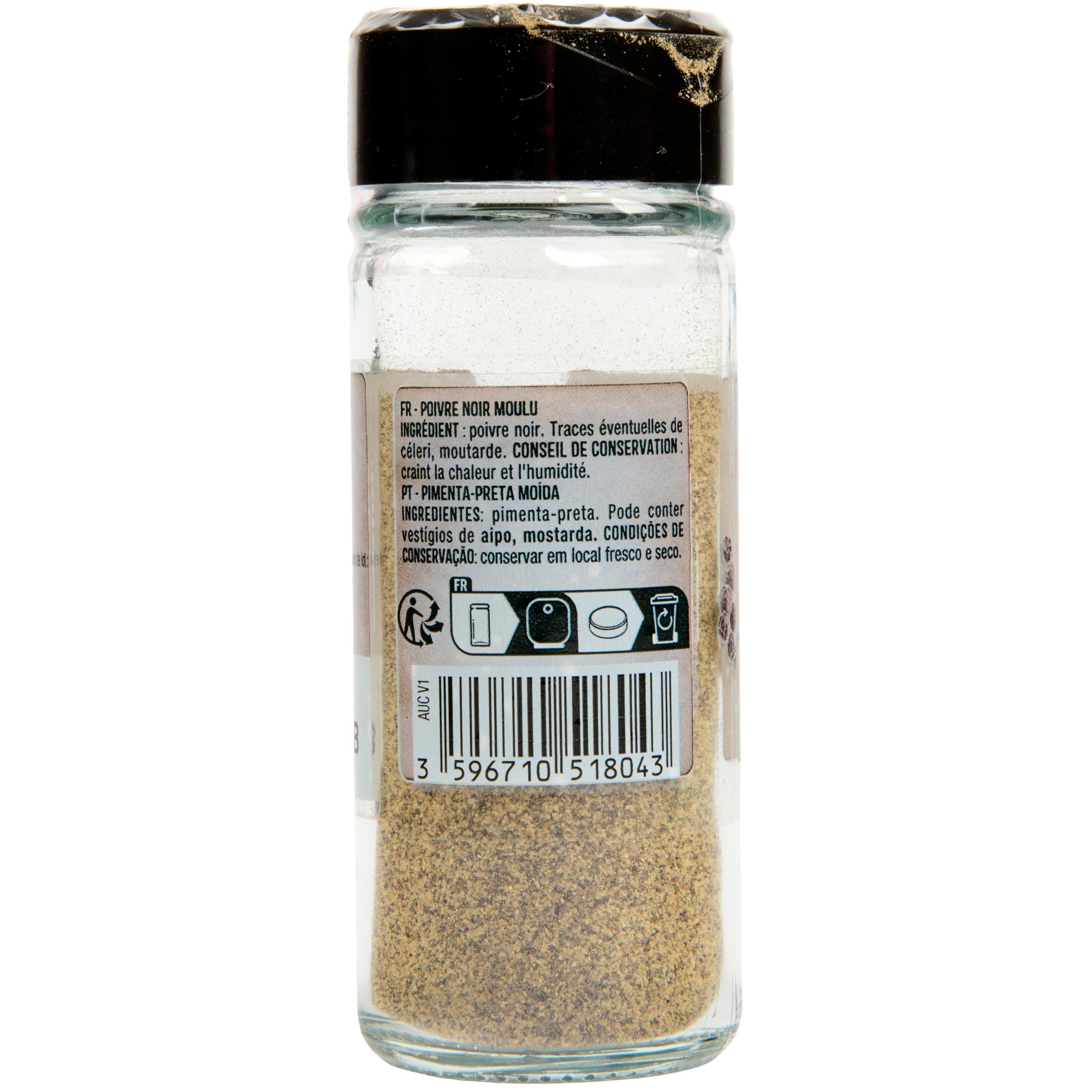 Voir la diapositive 2 : AUCHAN Poivre gris moulu 36g