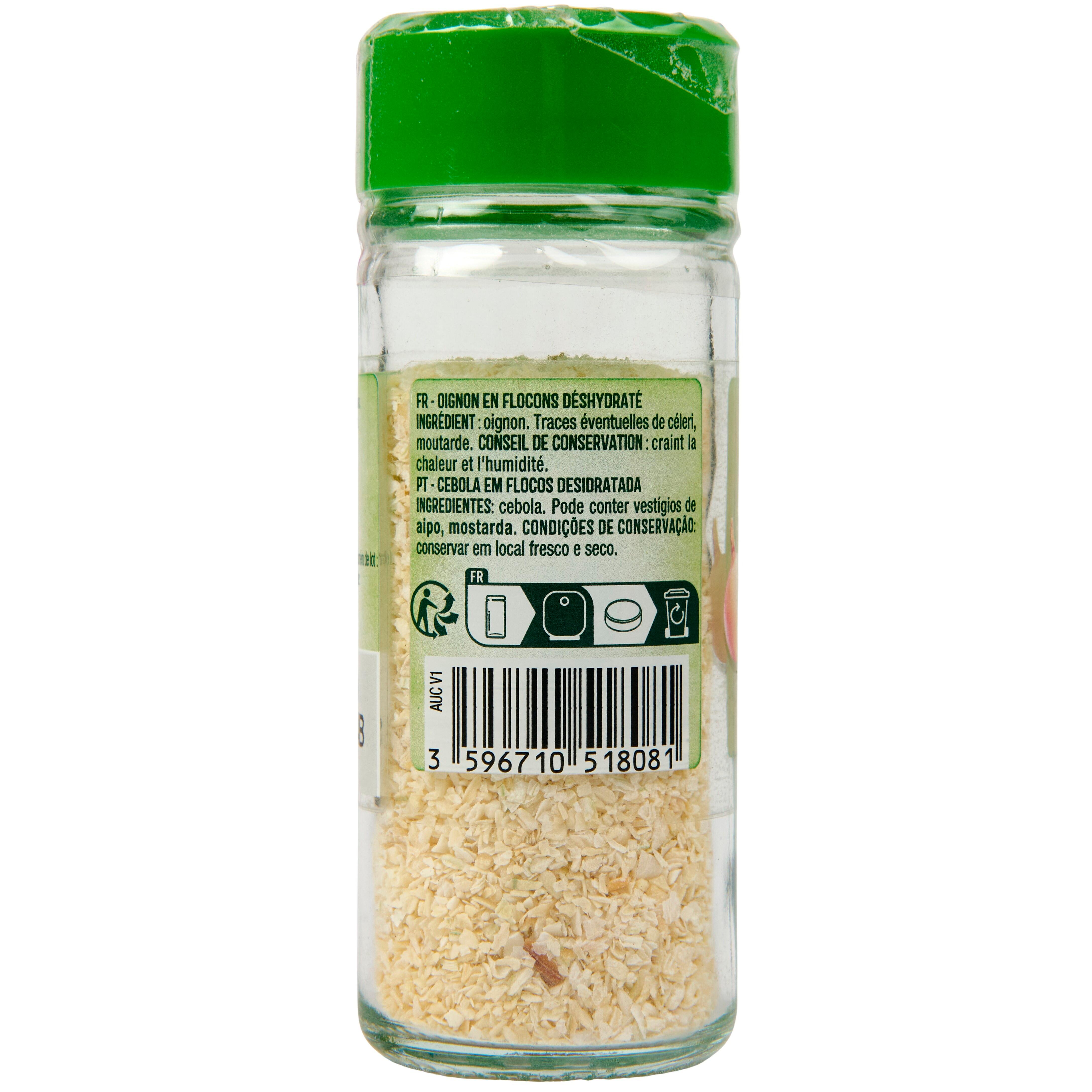 Voir la diapositive 2 : AUCHAN Oignon flocons 30g