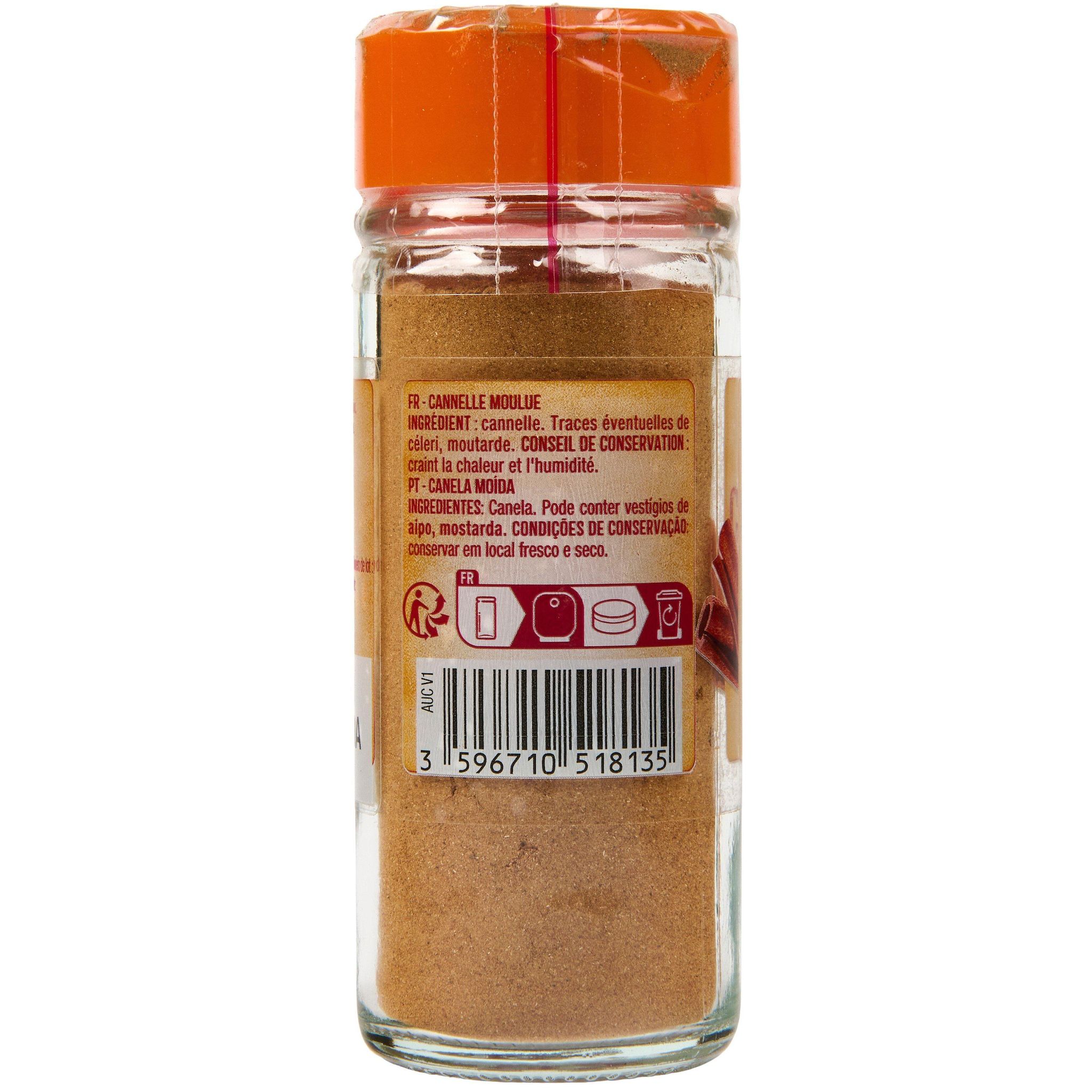 Voir la diapositive 2 : AUCHAN Cannelle moulue 32g