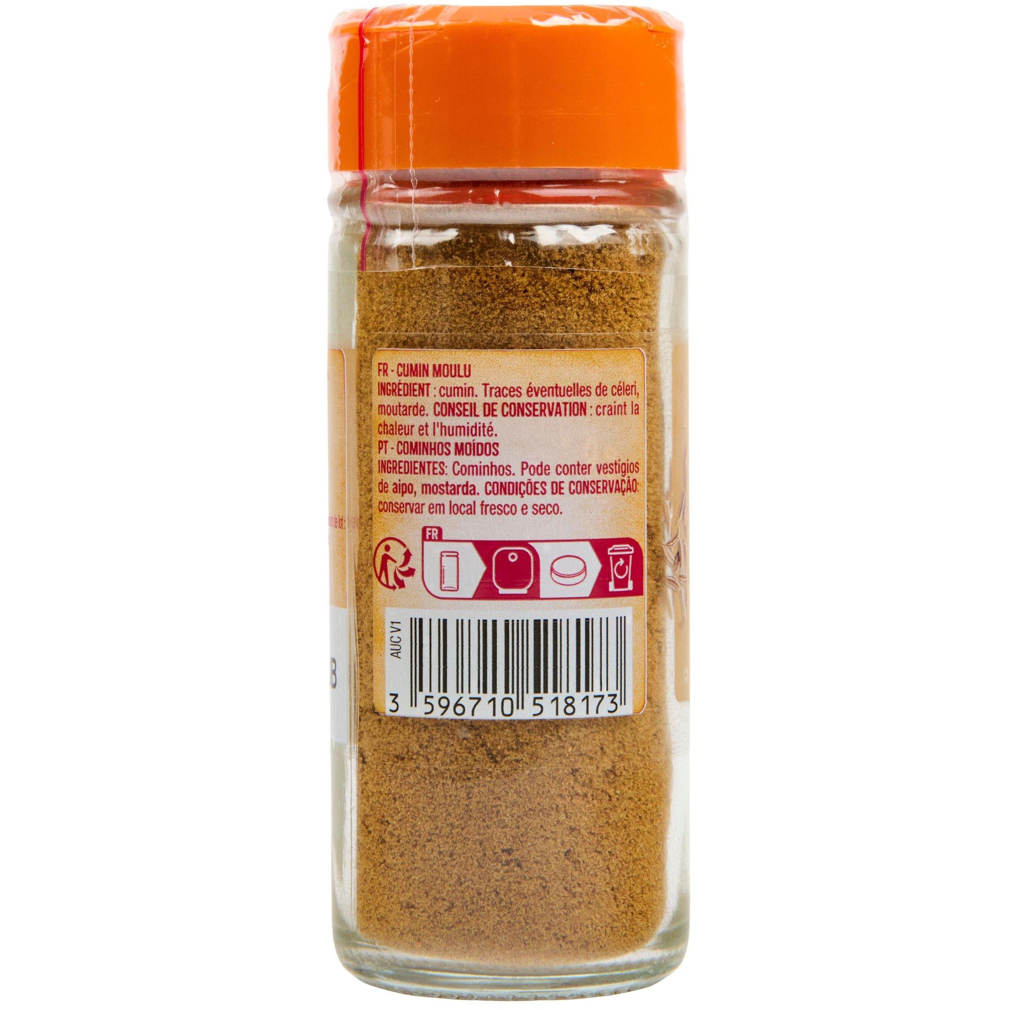 Voir la diapositive 3 : AUCHAN Cumin moulu 32g