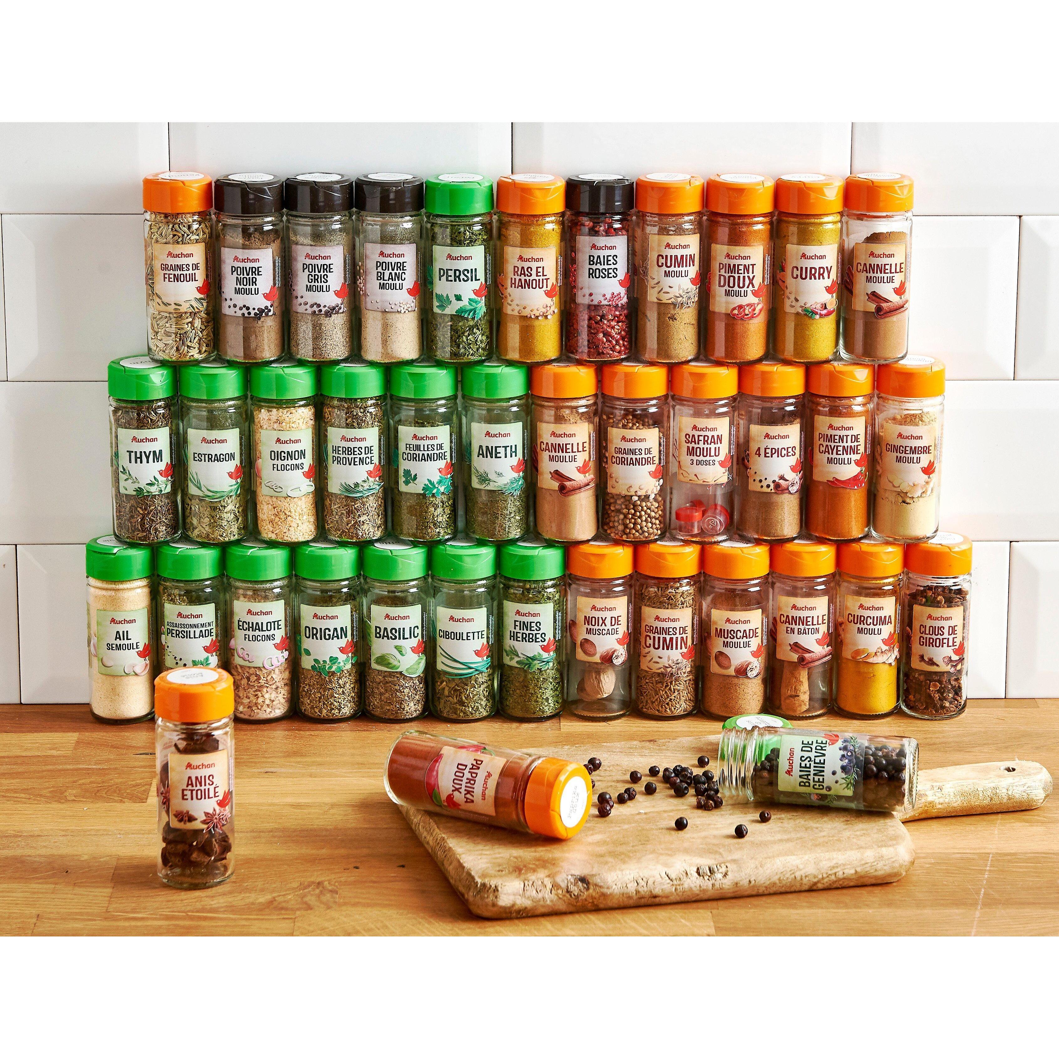 Voir la diapositive 3 : AUCHAN Piment doux moulu 40g
