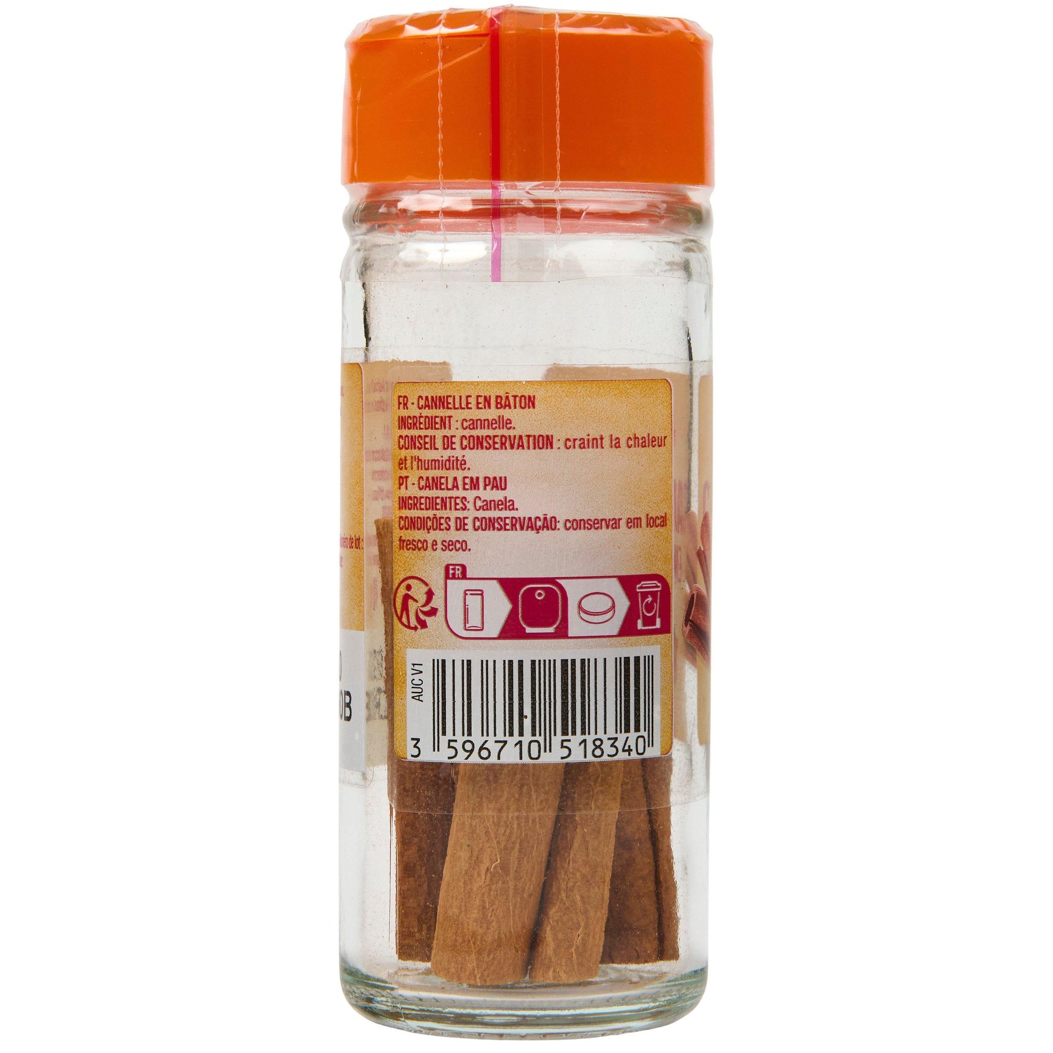 Voir la diapositive 3 : AUCHAN Cannelle en bâton 10g