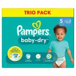 PAMPERS Baby-Dry couches taille 5 (11-16kg) 117 couches
